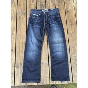 BKE Jake Jeans Size 32R Blue Dark Wash